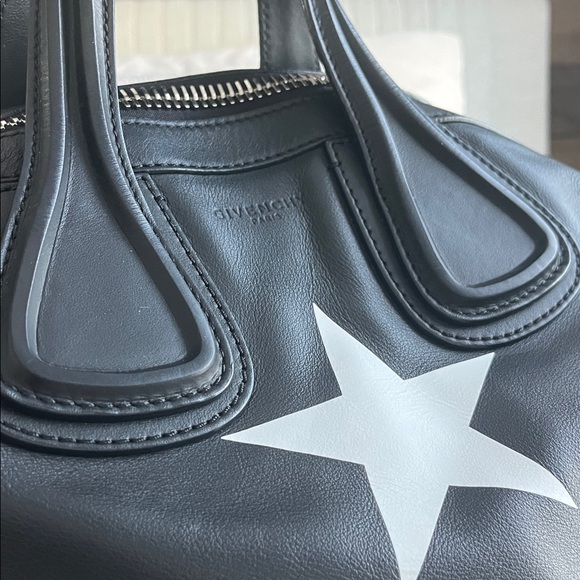 Givenchy Black Leather Bag with Silver Accents - Picture 2 of 9